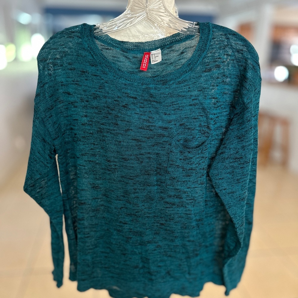 H&M Blue Hoodie Sweatshirt